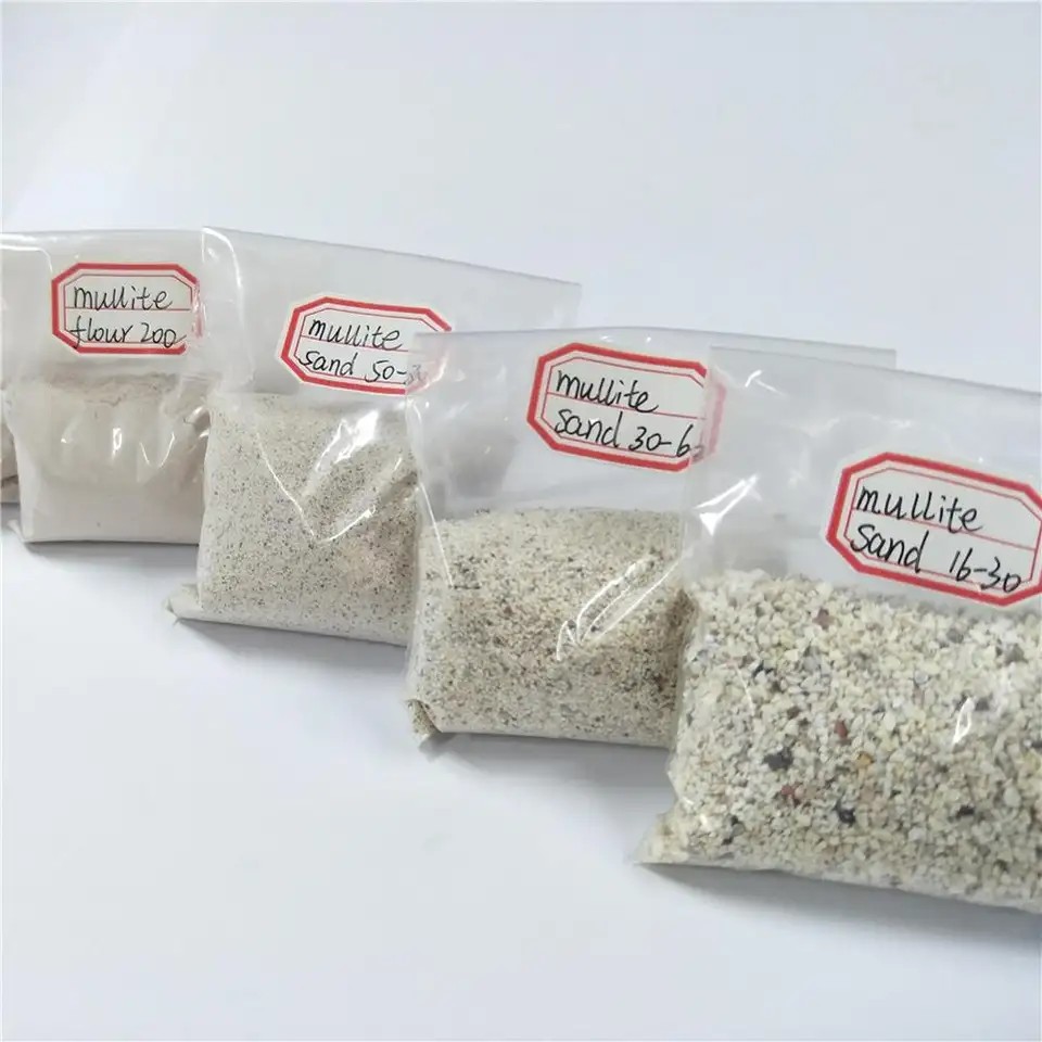 Kinas fabriksleverantör Mullite Sand och Mullite Flour för investeringsgjutning
