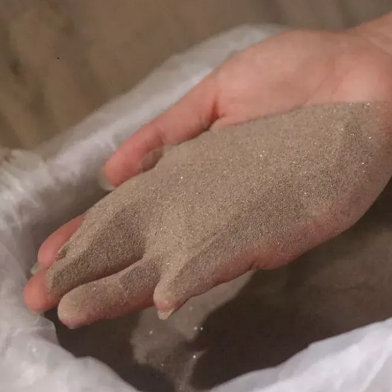 Eldfast zirkonsand 2340°C Smältpunkt för högtemperaturugnar